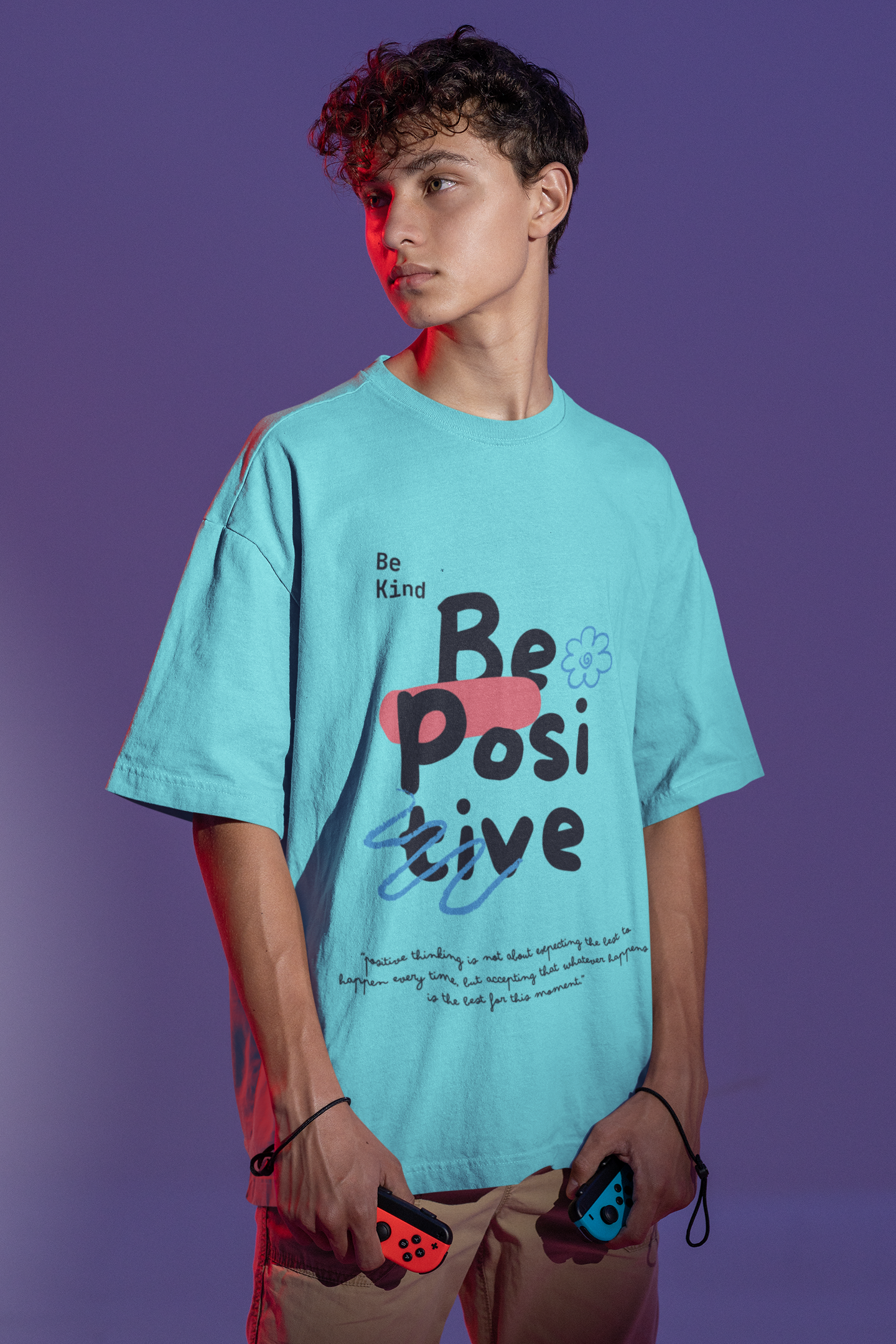 ARD " Be Positive " Oversize T