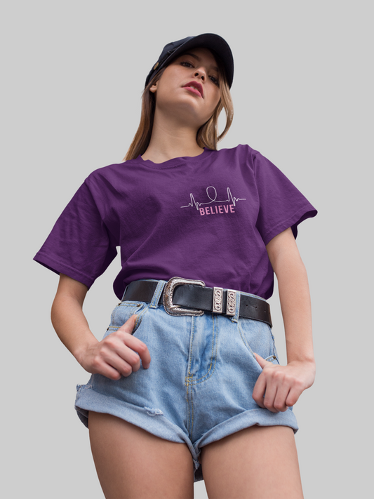 'Believe' Oversize T