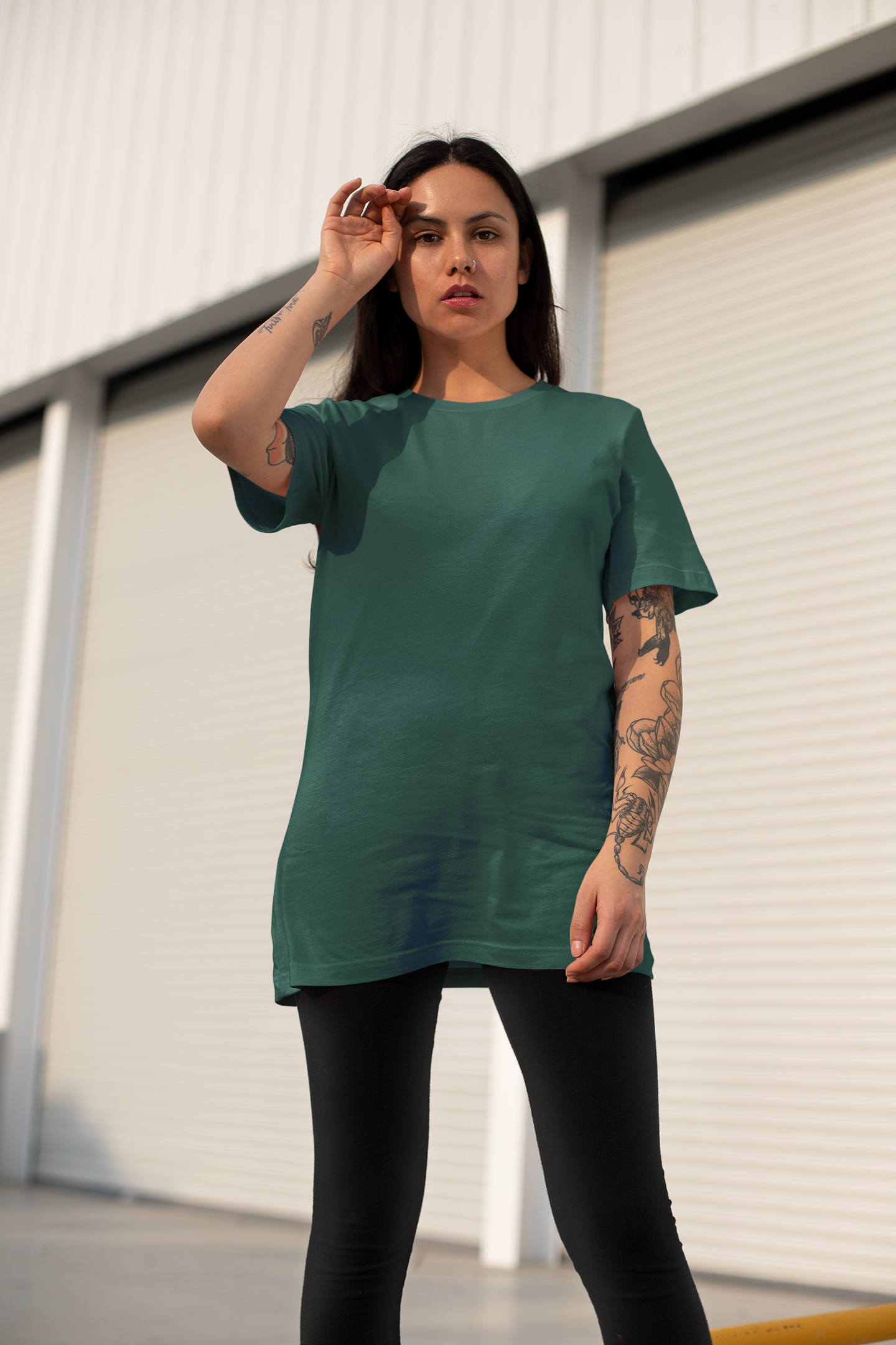 Bottle Green Oversize T
