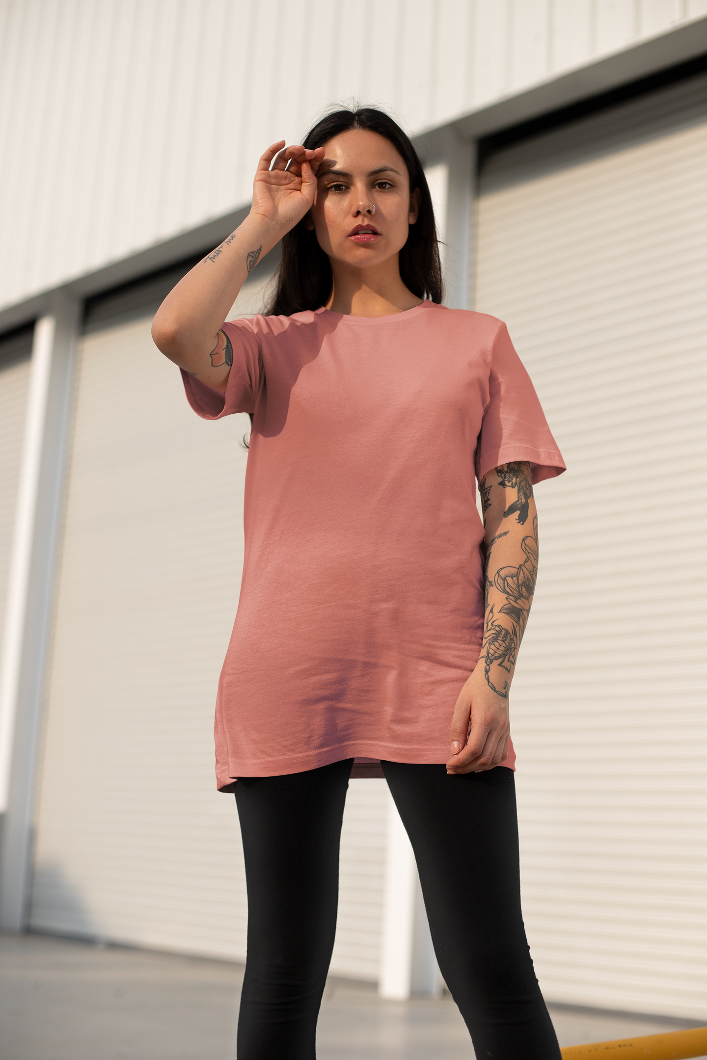 Coral Oversize T