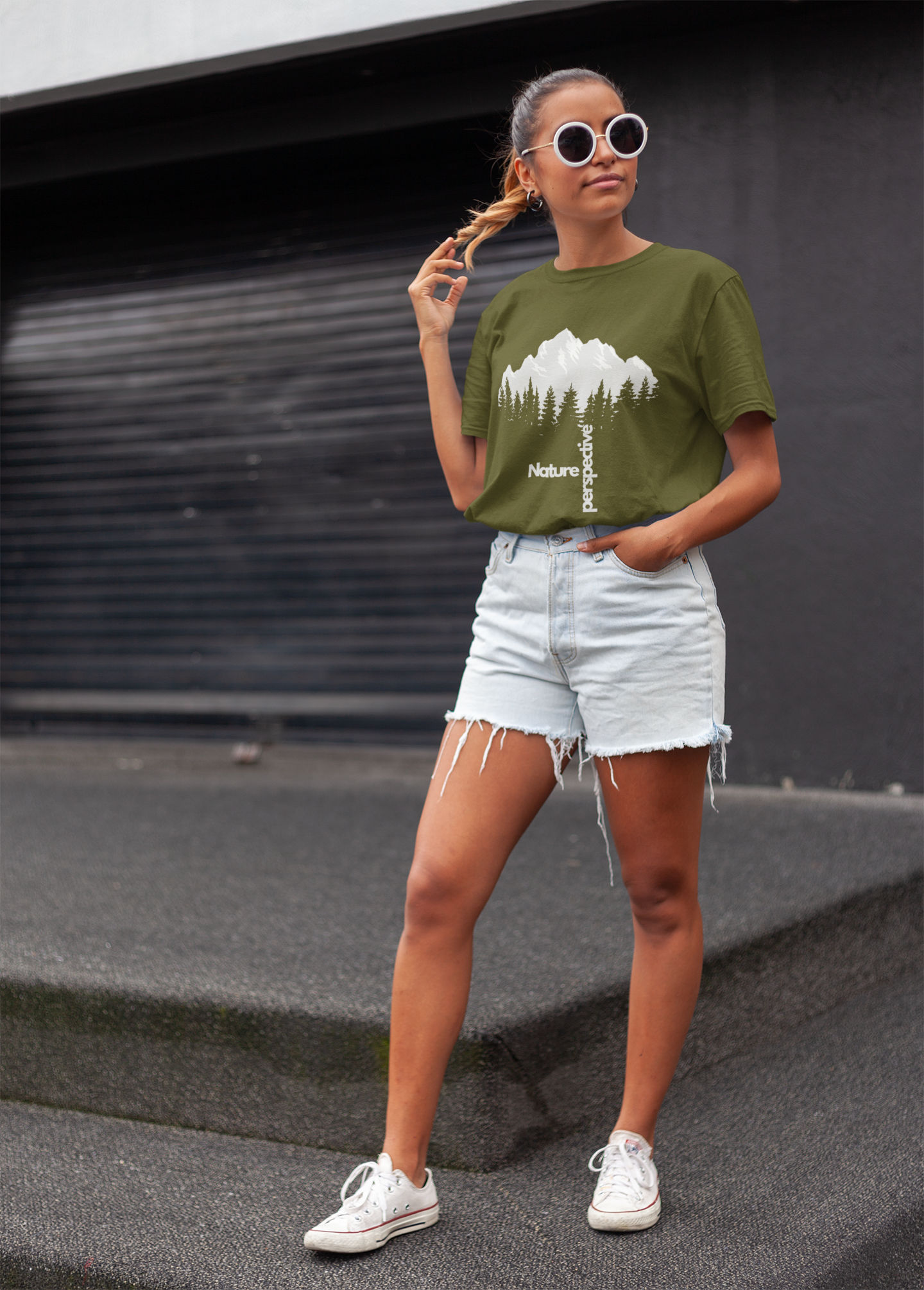 'Perspective' Oversize T