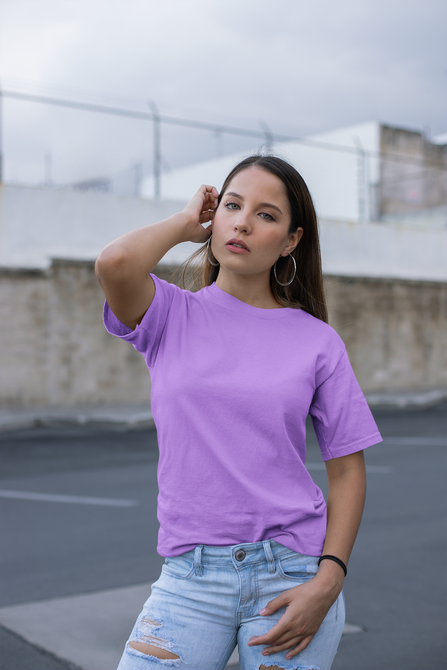 "Lavender" Oversize T