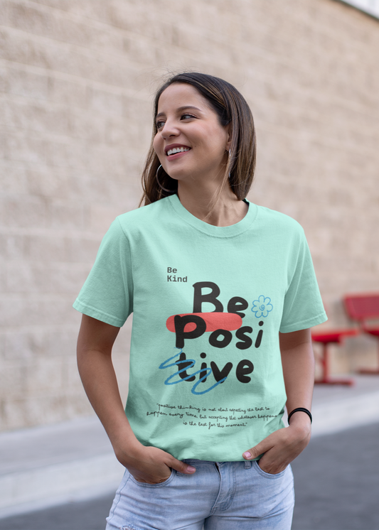 'Be Positive' Oversize T