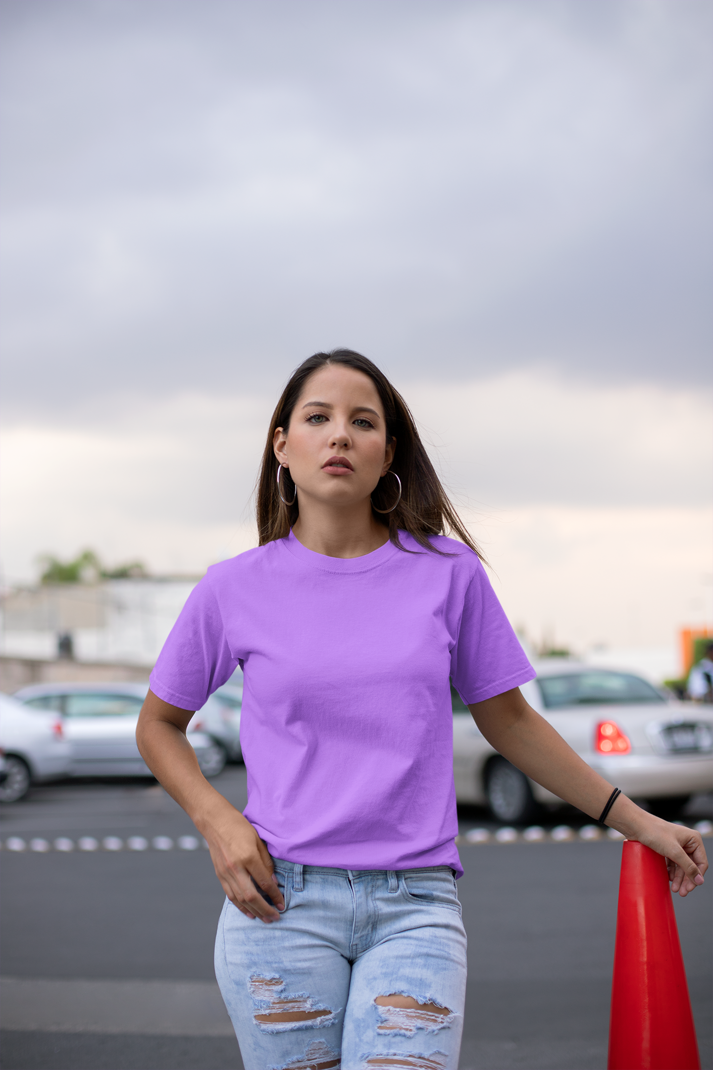 "Lavender" Oversize T